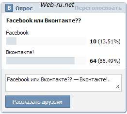 5.12.2012 - Facebook или ВКонтакте - что лучше? 