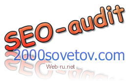 SEO-аудит сайта 2000sovetov.com. Видео