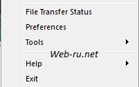 SugarSync manager - File transfer status